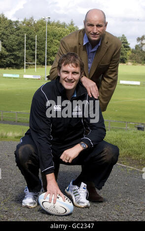 Rugby-Union - Fergus Wallace Photocall - weiße Craigs Rugby Club Stockfoto