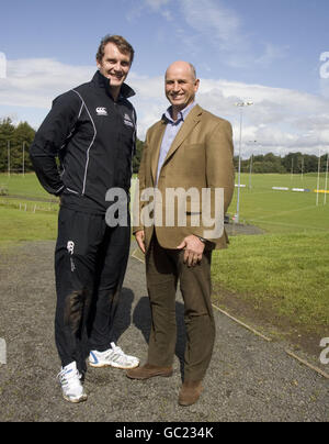 Rugby-Union - Fergus Wallace Photocall - weiße Craigs Rugby Club Stockfoto