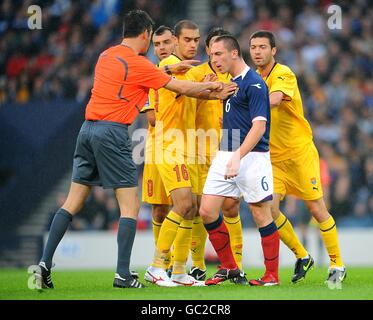 Fußball - WM 2010 - Qualifikationsrunde - Gruppe neun - Schottland V FYR Macedonia - Hampden Park Stockfoto