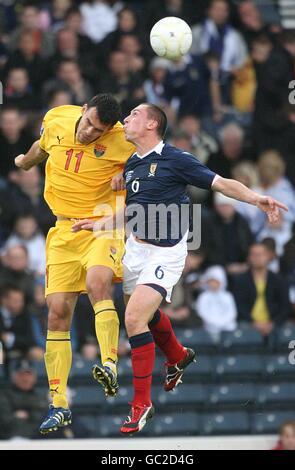 Fußball - WM 2010 - Qualifikationsrunde - Gruppe neun - Schottland V FYR Macedonia - Hampden Park Stockfoto