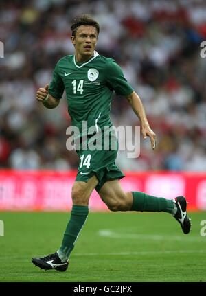 Fußball - International Friendly - England gegen Slowenien - Wembley Stadium. Zlatko Dedic, Slowenien Stockfoto