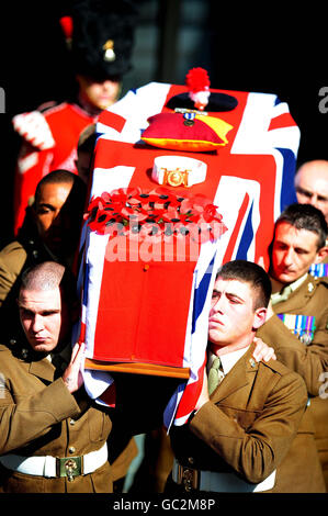 Lance Corporal James Fullarton Beerdigung Stockfoto