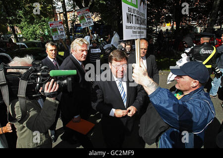 Anti-Nama Demonstranten Stockfoto