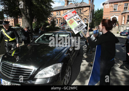 Anti-Nama Demonstranten Stockfoto