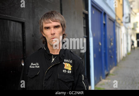 Ian Brown Porträt-Sitzung - London Stockfoto