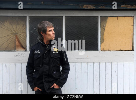 Ian Brown Porträt-Sitzung - London Stockfoto