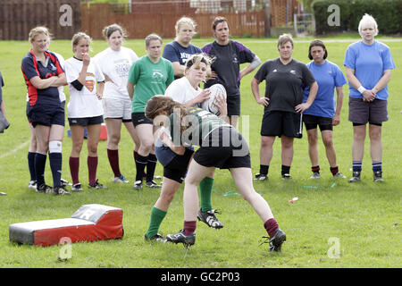 Rugby-Union - Open Access Fähigkeiten Entwicklung Frauentag - Fife südlichen RFC Stockfoto