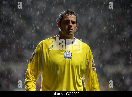 Fußball - Coca-Cola Football League Championship - Newcastle United / Leicester City - St James' Park. Leicester City Torwart Chris Weale Stockfoto