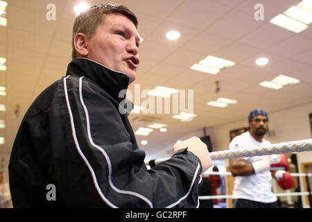 Boxen - Ricky Hatton Photocall - Hatton Gesundheit und Fitness-Studio - Hyde Stockfoto