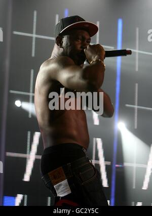 Dizzee Rascal beim 250. Jahrestag des Guinness Concert, im Storehouse, St James Gate Brewery, Dublin Stockfoto