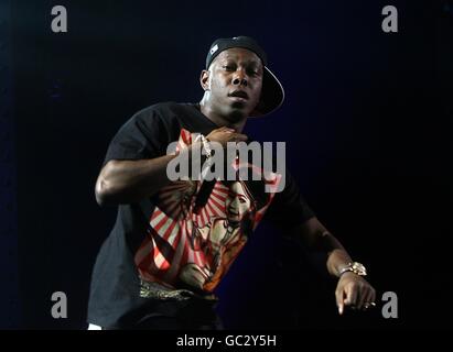 Dizzee Rascal beim 250. Jahrestag des Guinness Concert, im Storehouse, St James Gate Brewery, Dublin Stockfoto