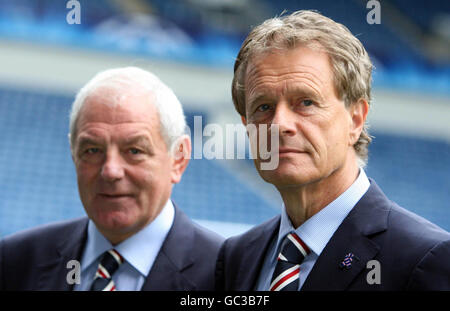 Fußball - UEFA Champions League - Gruppe G - Rangers-Pressekonferenz - Ibrox Stockfoto