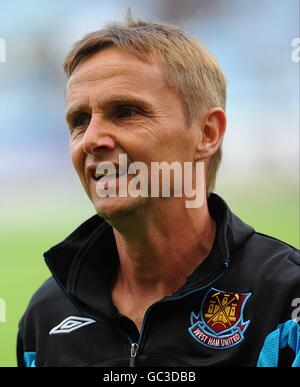 Fußball - Barclays Premier League - West Ham United gegen Fulham - Upton Park. Kevin Keen, Trainer von West Ham United. Stockfoto