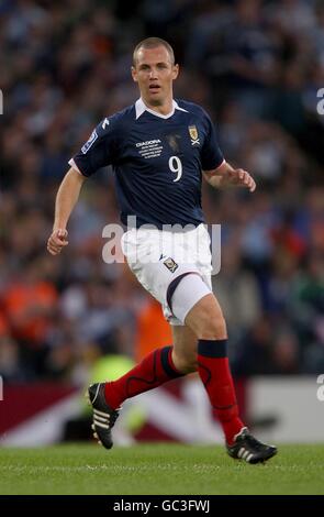 Fußball - FIFA Fußball-Weltmeisterschaft 2010 - Qualifikationsrunde - Gruppe neun - Schottland gegen Holland - Hampden Park. Kenny Miller, Schottland Stockfoto