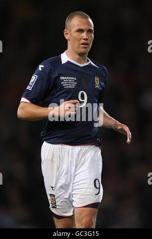 Fußball - FIFA Fußball-Weltmeisterschaft 2010 - Qualifikationsrunde - Gruppe neun - Schottland gegen Holland - Hampden Park. Kenny Miller, Schottland Stockfoto