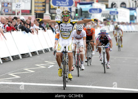 Fahrrad - Tour von Großbritannien 2009 - Stufe 4 Stockfoto