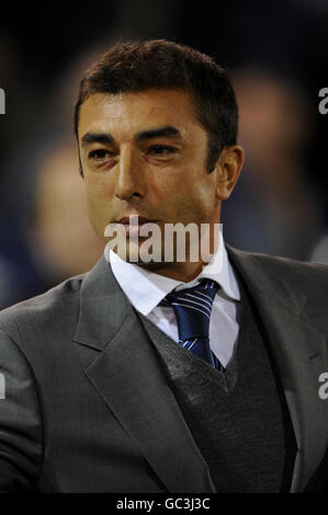 Fußball - Coca-Cola Championship - West Bromwich Albion gegen Doncaster Rovers - The Hawthorns. West Bromwich Albion-Manager Roberto DiMatteo während eines Coca-Cola-Meisterschaftsspiels bei den Hawthorns, West Bromwich. Stockfoto