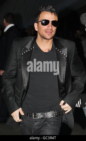 Peter Andre bei der Ankunft für die MOBO Awards 2009 beim SECC in Glasgow. Stockfoto