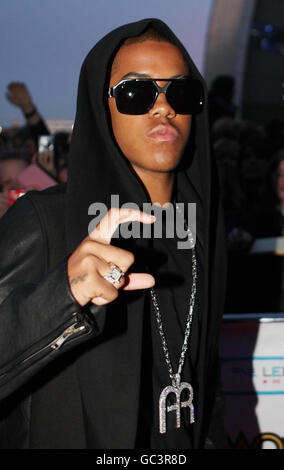 Chipmunk kommt für die MOBO Awards 2009 beim SECC in Glasgow an. Stockfoto
