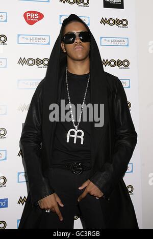 MOBO Awards 2009 – Glasgow. Chipmunk kommt für die MOBO-Auszeichnungen 2009 beim SECC in Glasgow an Stockfoto