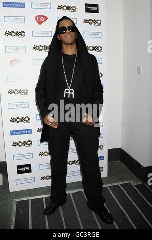 Chipmunk kommt für die MOBO-Auszeichnungen 2009 beim SECC an In Glasgow Stockfoto