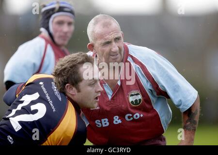 Rugby-Union - Scottish Hydro Ost - St Boswells V Queensferry - St Boswells Stockfoto