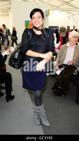 Lily Allen auf der Frieze Art Fair im Regents Park, London. Stockfoto