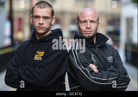 Boxen - John Murray V John Thaxton - Pressekonferenz - Manchester 235 Casino Stockfoto