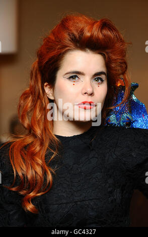 Palomo Faith auf der Aftershow-Party für Terry Gilliams neuen Film The Imaginarium of Doctor Parnassus im Langham Hotel in London. Stockfoto