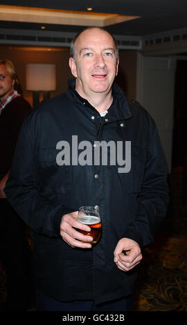 Simon Day bei der Aftershow-Party für Terry Gilliams neuen Film The Imaginarium of Doctor Parnassus im Langham Hotel in London. Stockfoto