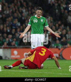 Fußball - WM 2010 - Qualifikationsrunde - Gruppe acht - Republik Irland V Montenegro - Croke Park Stockfoto