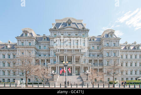 Eisenhower executive Bürogebäude in der Nähe des Kapitols in Washington D.C. befindet sich auf der 17th Street NW. Stockfoto