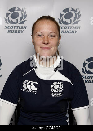 Rugby-Union - Schottland Frauen-Rugby-Nationalmannschaft - Fototermin Stockfoto