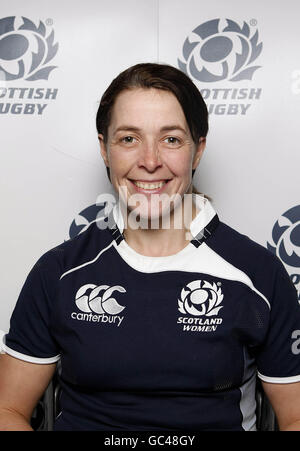 Rugby-Union - Schottland Frauen-Rugby-Nationalmannschaft - Fototermin Stockfoto