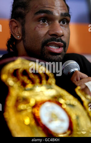 Boxen - WBA World Heavyweight Title - Nikolai Valuev V David Haye - Nürnberger Arena Stockfoto