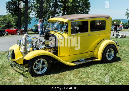 Autos an einem Auto Show Stockfoto