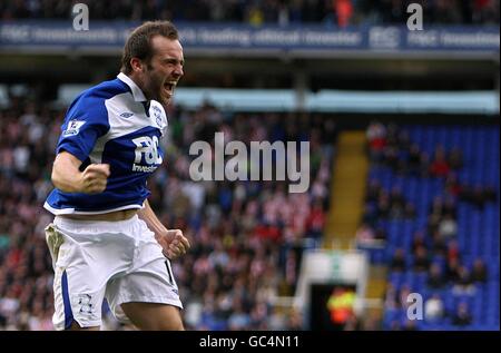 James McFadden von Birmingham City feiert das zweite Tor seiner Seiten Des Spiels Stockfoto