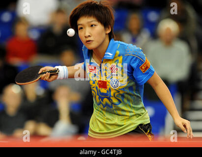 Tischtennis - Meisterschaften Englisch - English Institute of Sport - Sheffield Stockfoto