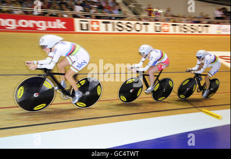 Radsport - UCI-Bahn-WM - Tag 3 - Manchester Velodrome Stockfoto