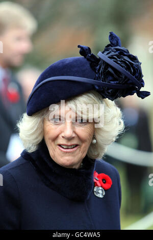 Die Herzogin von Cornwall bei einem Besuch im Government House in St. John's, Neufundland, Kanada. Stockfoto