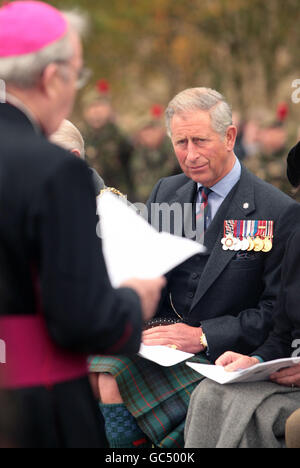 Prince Of Wales in Black Watch Dienst Stockfoto