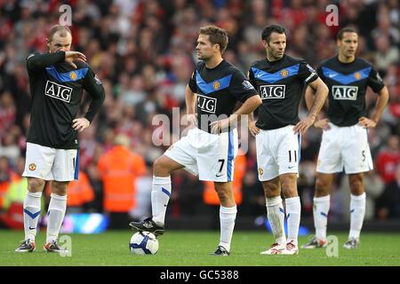 Fußball - Barclays Premier League - Liverpool gegen Manchester United – Anfield Road Stockfoto