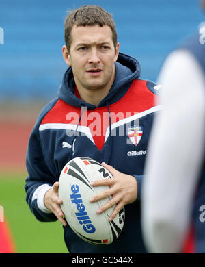 Der englische Danny McGuire während des Trainings in der Manchester Regional Arena, Manchester. Stockfoto