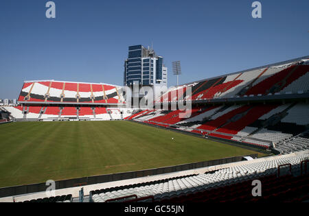 Fußball-Stadion - Mohammed Bin Zayed Stadium - Abu Dhabi Stockfoto