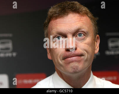 Fußball - UEFA Europa League - Gruppe I - Everton V SL Benfica - FC Everton Pressekonferenz - Goodison Park Stockfoto