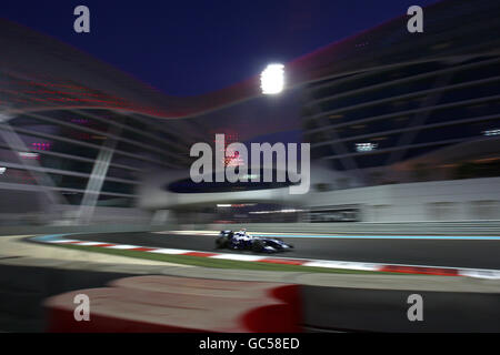 Motorsport - Formel-1-Weltmeisterschaft - Großer Preis Von Abu Dhabi - Renntag - Yas Marina Circuit - Vereinigte Arabische Emirate. Williams' Nico Rosberg in Aktion während des Grand Prix von Abu Dhabi. Stockfoto