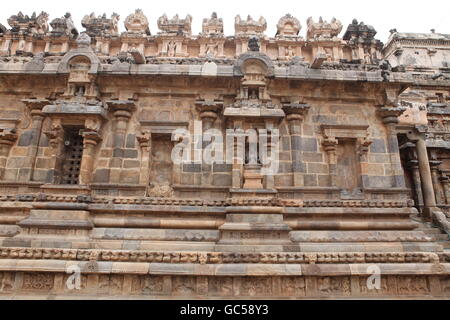 Airavatisvarar-Tempel in Darasuram, tamilnadu Stockfoto