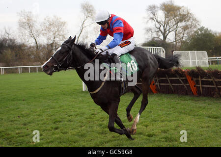 Racing - Winter wärmer - Uttoxeter Rennbahn Stockfoto