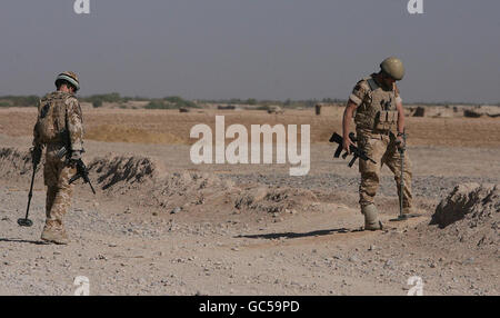 Truppen in Afghanistan Stockfoto