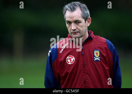 Fußball - internationale Freundschaftsspiele - Wales V Schottland - Schottland Training - Bristol City Training Ground Stockfoto